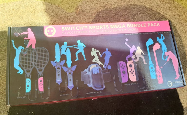 Nintendo switch sports mega bundle accessories 