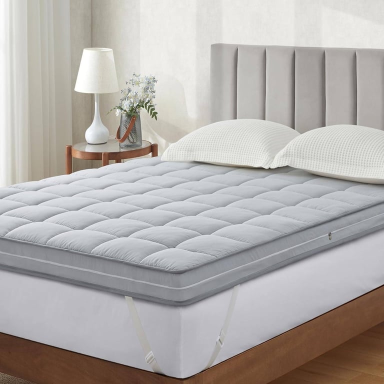 image for 7.6cm Double Size Pillow Top Memory Foam Mattress Topper