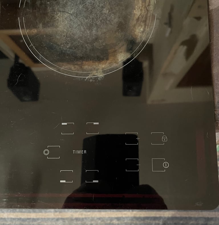 Hotpoint Ceramic Hob 58cm Black HR612CH 4 Ring 