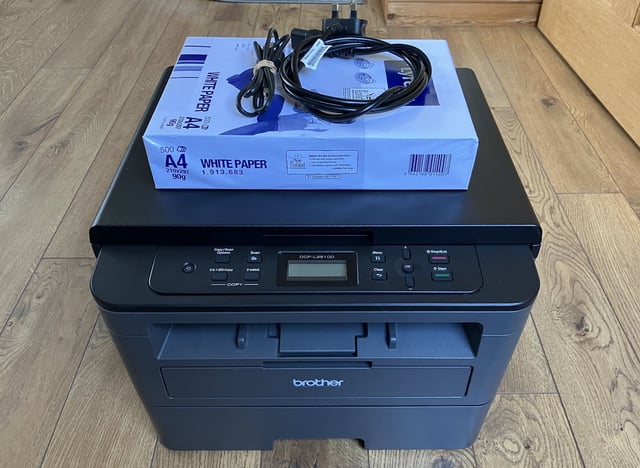 Brother DCP-L2510D Compact 3-in-1 Mono Laser Printer Box of