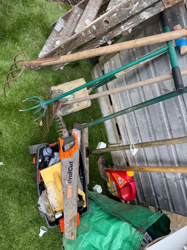image for Garden tools & weed control fabric buckets etc 
