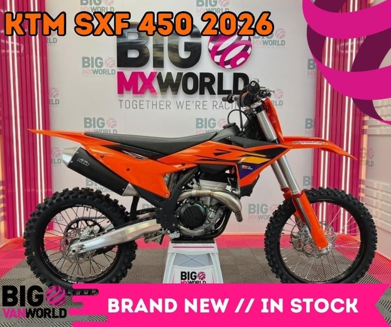 image for KTM SXF 450 2026 - Brand New - Zero Hrs - PX Welcome