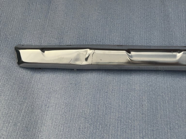 Genuine 3008 facelift 2016 chrom mufer molding lower front Bumper  