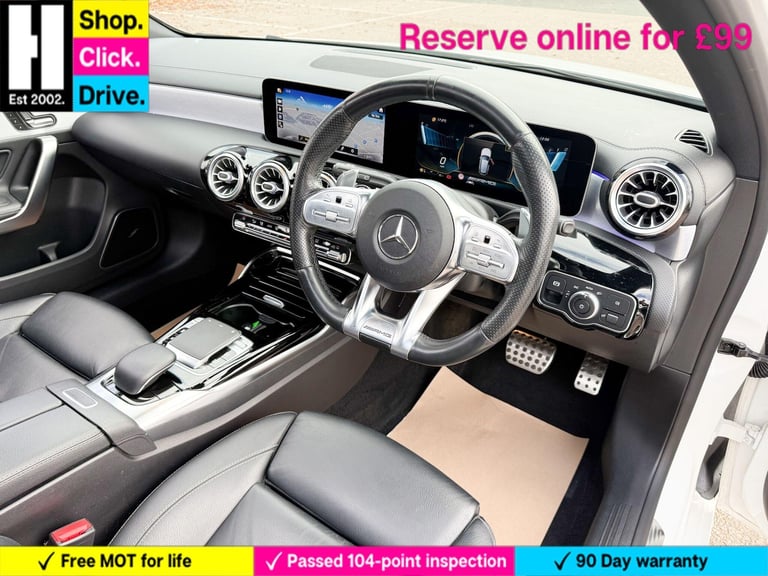  Mercedes-Benz A-Class 2.0 A35 AMG (Premium Plus) Hatchback 5dr Petrol SpdS DCT 4MATIC Euro 6 (s/...