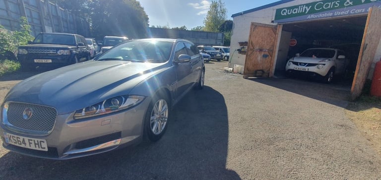 2014 64 JAGUAR XF 2.2D 200 LUXURY AUTO ESTATE NEW CHAIN MOT 10/26 MINT PX SWAPS