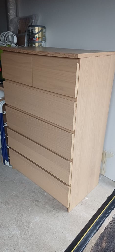 image for 6 drawer Ikea Malm