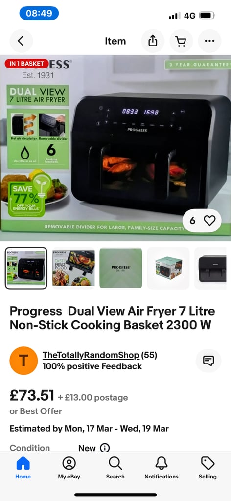 Air fryer brand-new