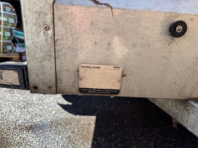 Humbaur Trailer - Single Axle
