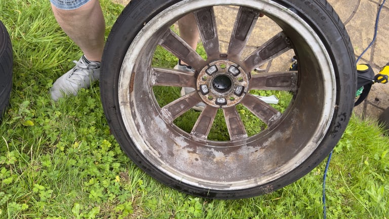 1 x VW LUGANO MK 3  19" INCH ALLOY WHEEL & TYRE