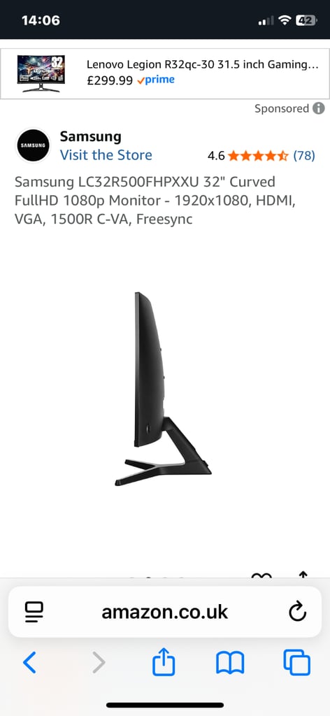 32 inch curved gaming monitor 