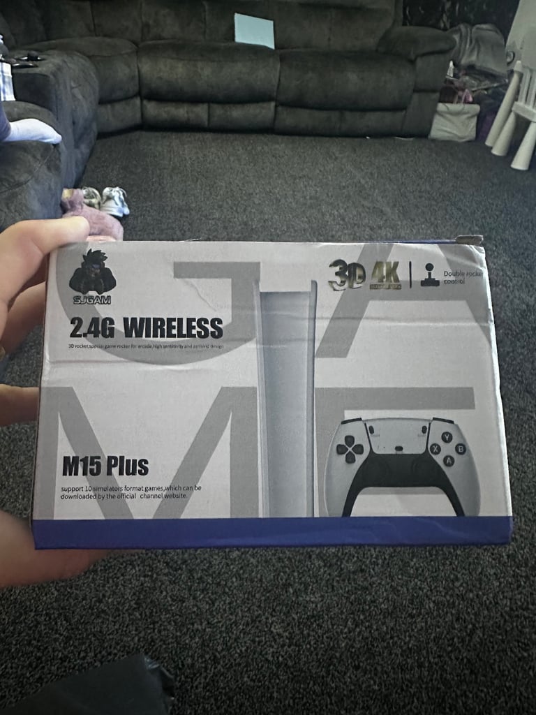 image for Brand new wireless console with 2 controllers 