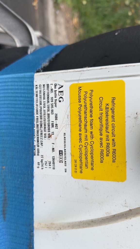 aeg oko arctis super 2686-4gt chest freezer  280 L