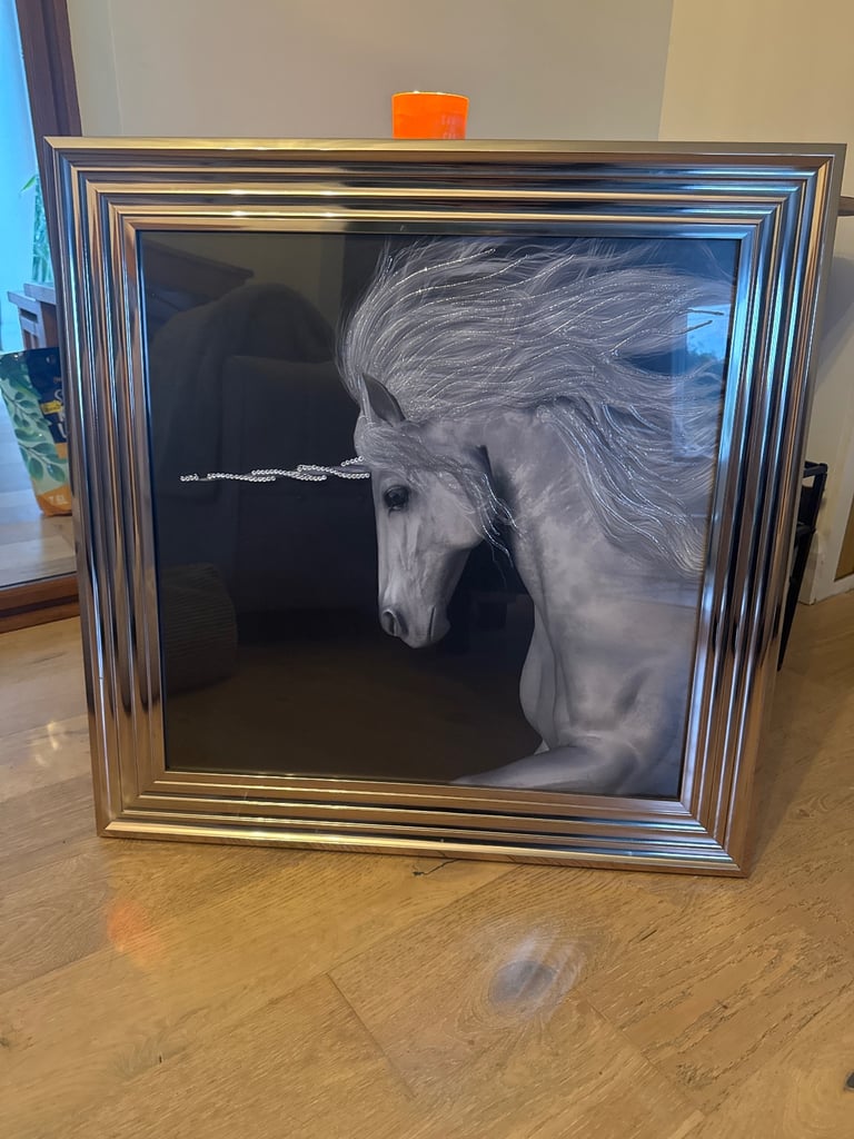 image for Large unicorn liquid art