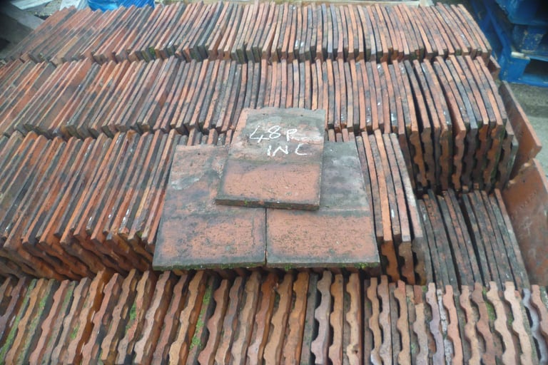 Reclaimed Roof tiles Rosemarys And Brindle Tiles Slates Stafforshire Blue tiles 