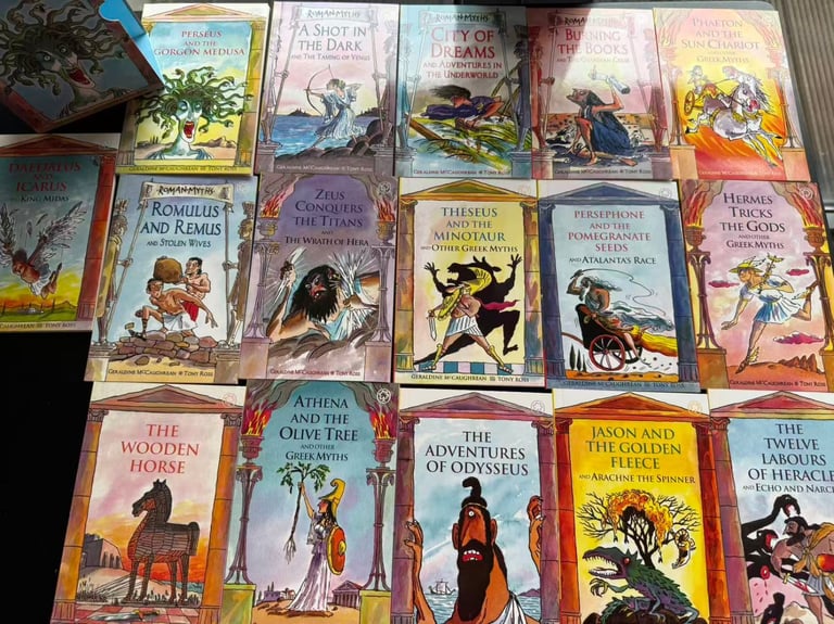 image for Ancient Myths Collection 16 Books Boxset by Geraldine McCaughrean Tony Ross