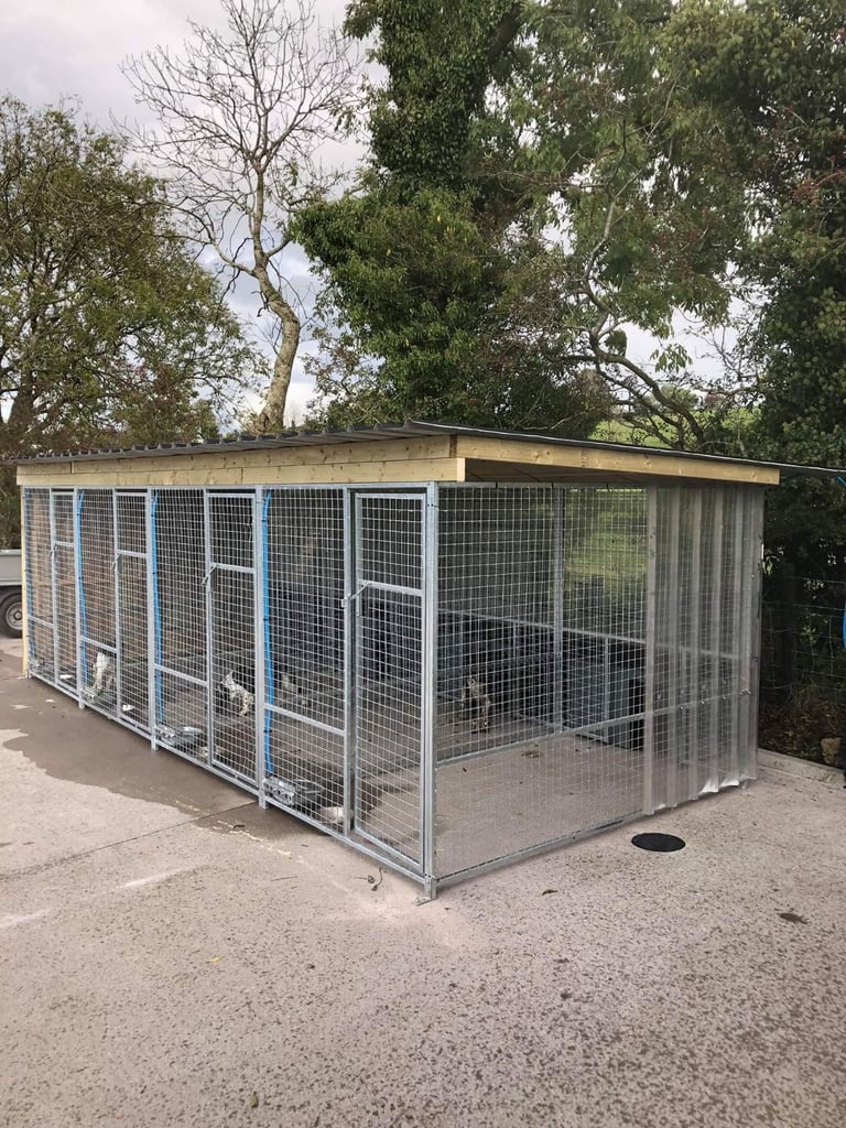 New galvanised dog cages pens enclosures  and kennels