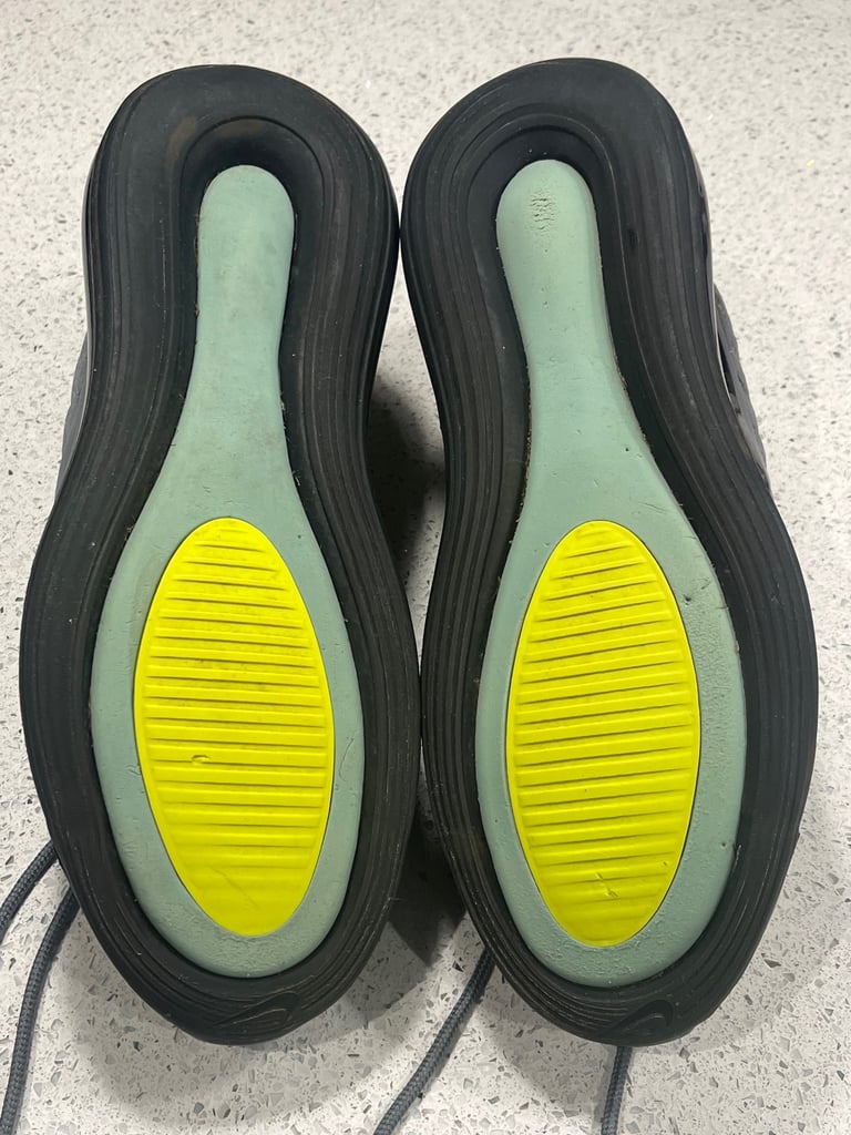 Rare Nike Air Max  MX 720-818 Neon Volt Grey UK 8 CW7475-001