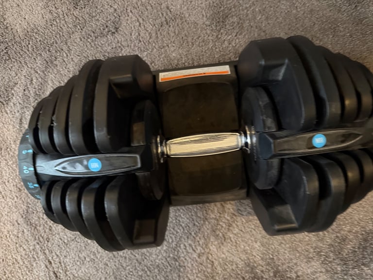 image for Pair of adjustable men’s health dumbbells 