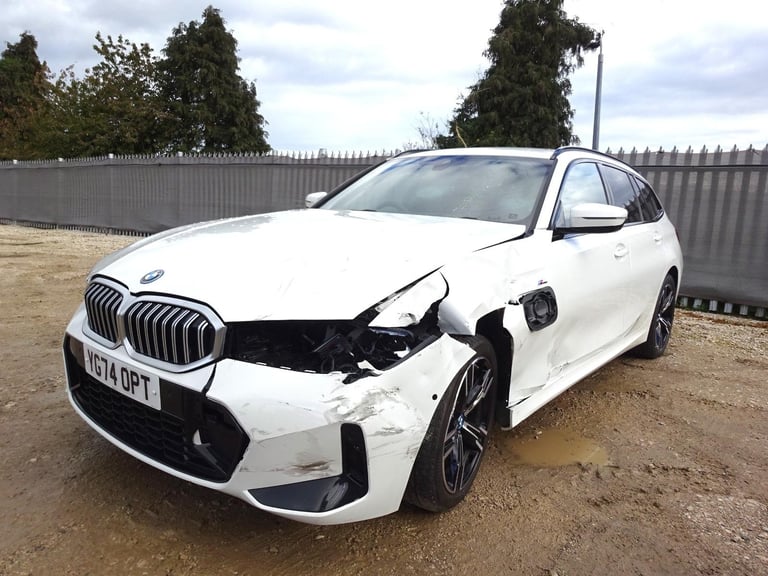 2024 74 REG BMW 3 SERIES 330E M SPORT HYBRID AUTO ESTATE DAMAGED SALVAGE