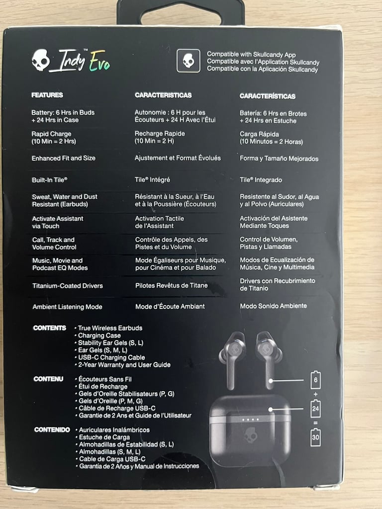 Skull candy true freedom wireless earphones BRAND NEW!