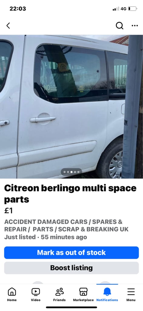 image for Citron multispace 2012 Side doors
