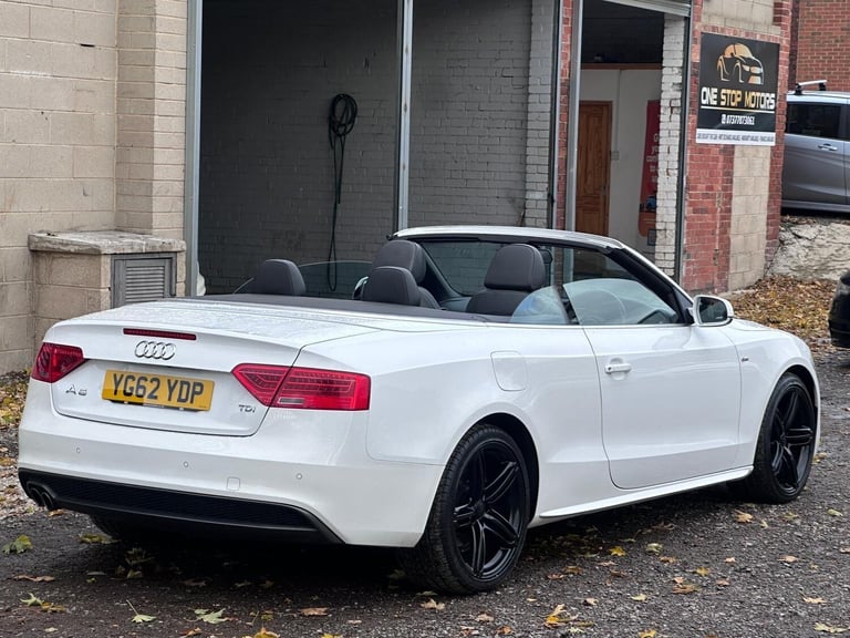 2012 Audi A5 Cabriolet 2.0 TDI S line Multitronic Euro 5 (s/s) 2dr CONVERTIBLE Diesel Automatic
