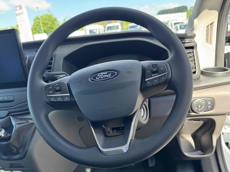  Ford Transit TDCI 130ps 350 DRW L4 Lwb 4.2 Metre Dropside with 12 Screen, A/C, Twin Rea Dropside...