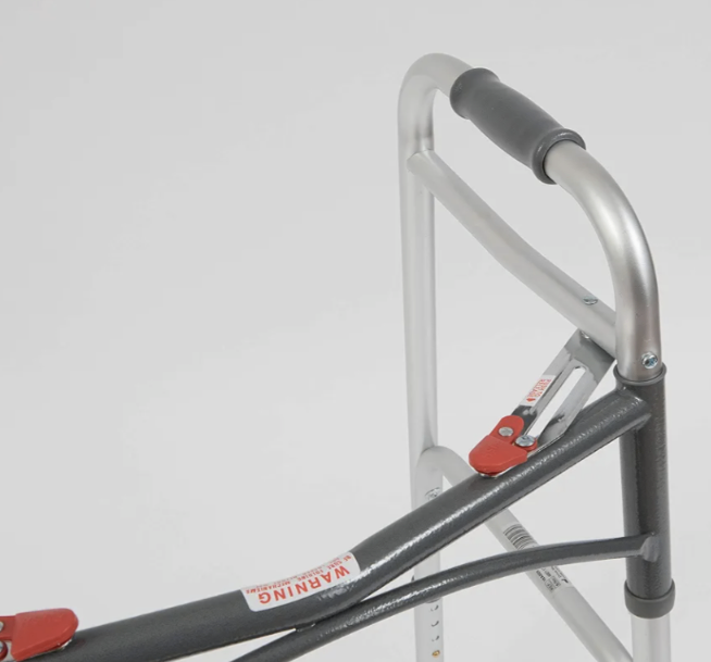 Drive folding walker, 2 button with wheels