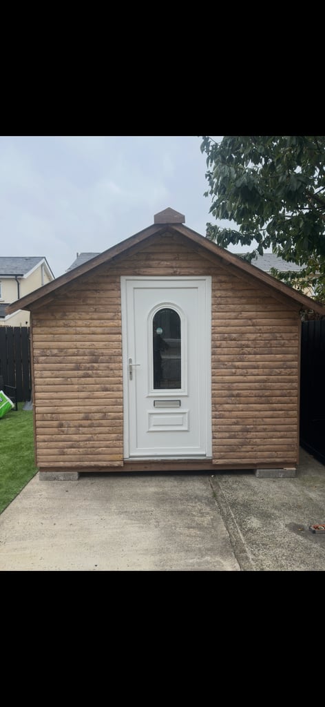 Shed with PVC door 12x10