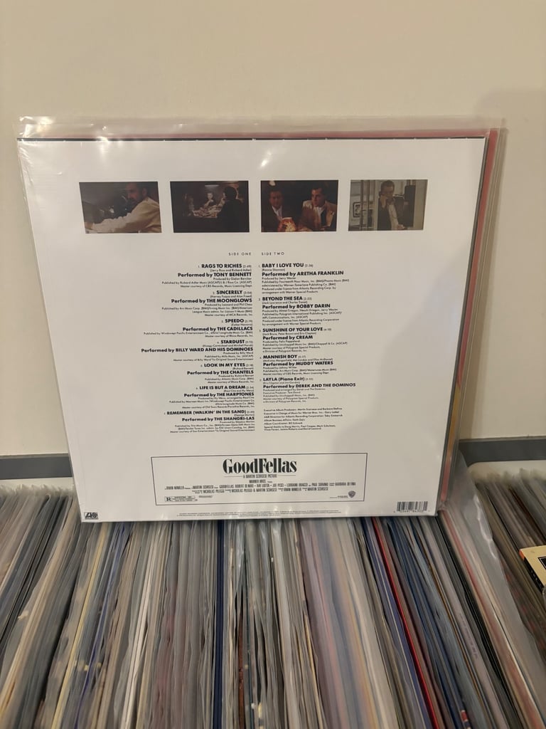 Goodfellas Original Soundtrack Blue Vinyl New