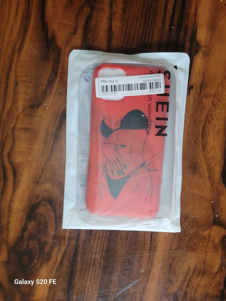 image for  NEW SHEIN iPhone 11 Pro Max Case | Red TPU Silicone | Minimalist Abstract