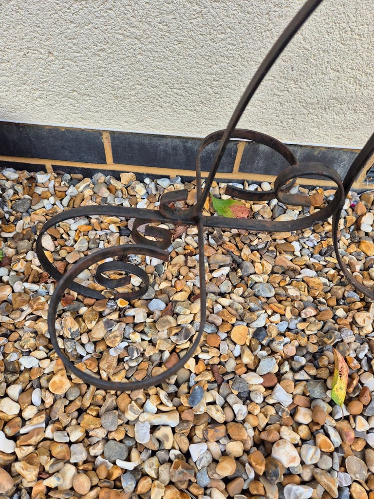 A Vintage Iron Bicycle Planter 
