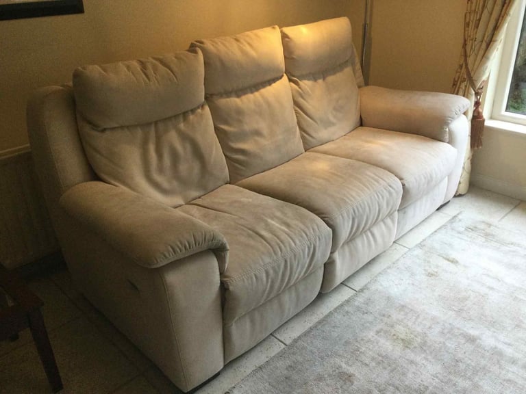 image for Cream Recliner Sofa