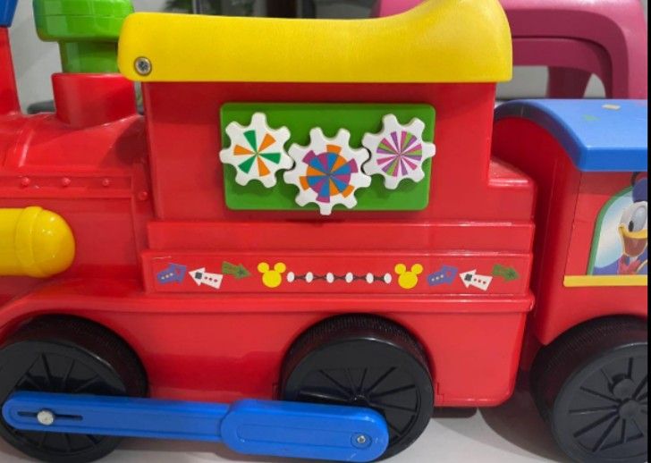 Mickey Mouse Ride On Train with Track