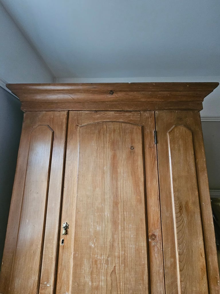 Victorian Pine Wardrobe