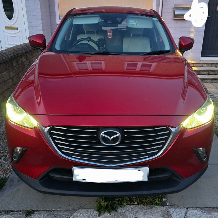 MAZDA CX-3 RED 5 DOOR 72K MILES STONE LEATHER INTERIOR