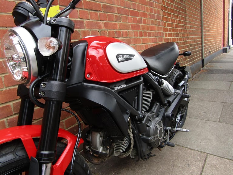DUCATI SCRAMBLER 800  FULL SERVICE , ONE PREVIOUS OWNER ,VERY LOW MILES