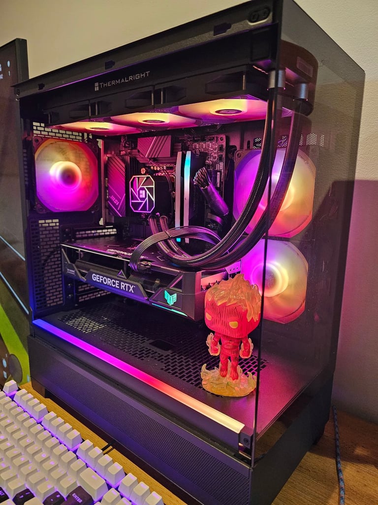GAMING PC RTX 4070 Ti SUPER 16GB / Intel Core i9-13900k / 64GB DDR5 5600MHz / 2TB NVMe M.2