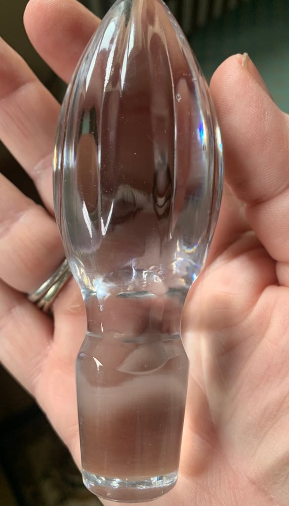 Vintage Royal Doulton Crystal Decanter with Stopper Juno Design