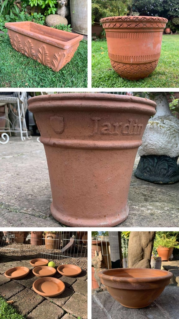 image for Terracotta garden Plant pots £15 each