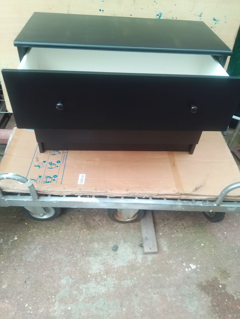 Chest of 2 big deep drawers in new condition spotlessly clean 