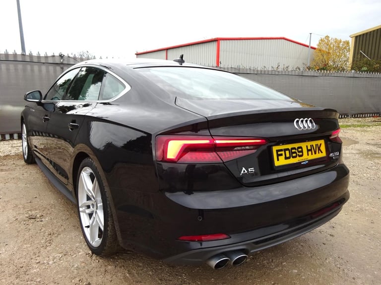 2019 69 REG AUDI A5 S LINE 40 TDI QUATTRO DIESEL AUTO DAMAGED REPAIRABLE SALVAGE