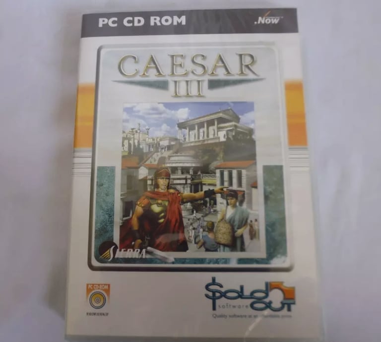 CAESAR III 3 PC Cd Rom NEW and SEALED 1999 vintage game - still sealed 