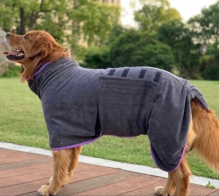 Brand new dog robe 