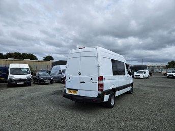 2013 ON 13 PLATE MERCEDES BENZ SPRINTER 516CDI 160BHP MWB TRW DIESEL CREW VAN 