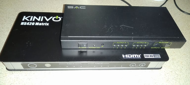 2 X HDMI SPLITTERS