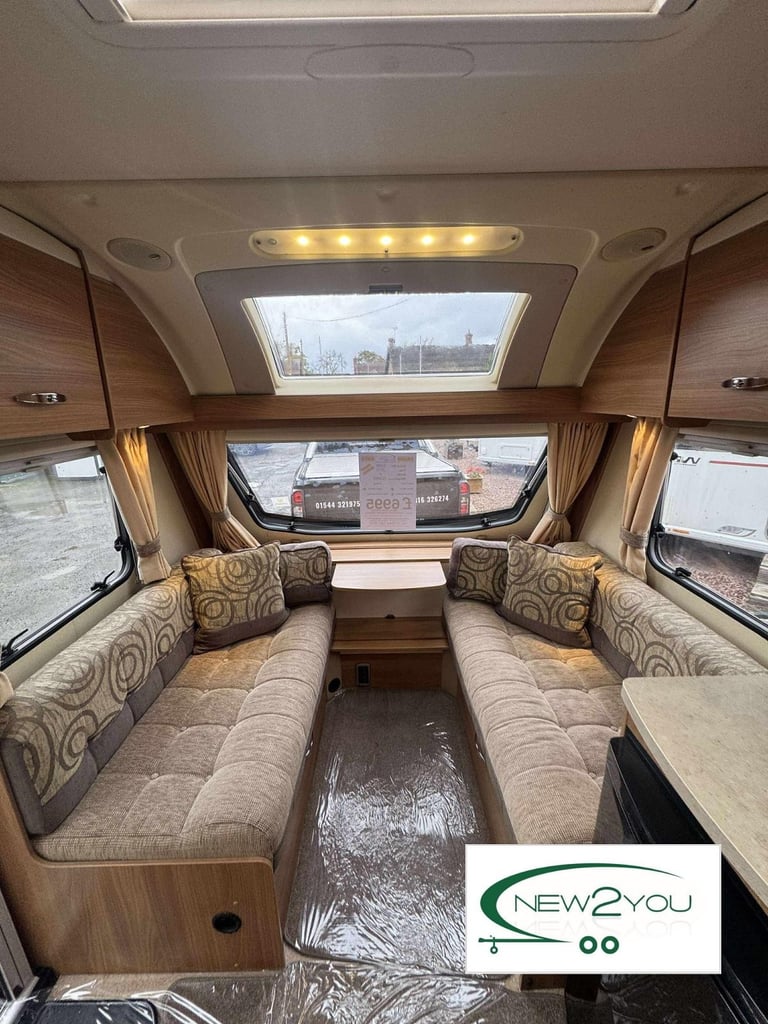 2013 Swift Coastline Esprit 4 Berth FIXED BED Caravan -STOCK NO E226