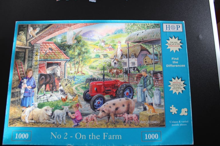 image for HOP 1000 piece Puzzle, On the Farm