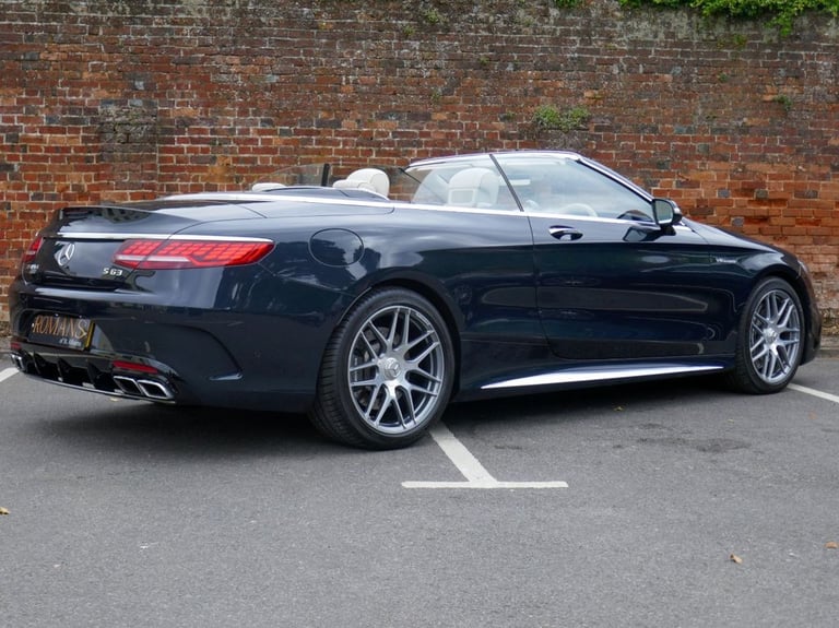 2018 Mercedes-Benz S-Class 4.0 S63 V8 BiTurbo AMG S Cabriolet 2dr Petrol SpdS MCT Euro 6 (s/s) (6...