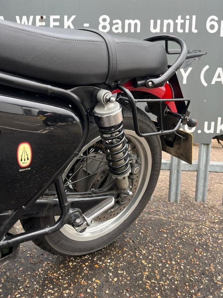 BSA Gold Star 650cc Classic Motorcycle Insignia Red 16295 Miles 2024